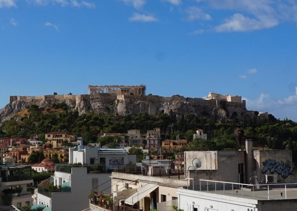 Stylish Apartment, Acropolis View Atenas Exterior foto